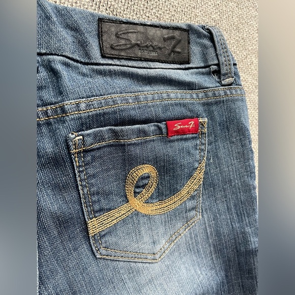 Seven 7, Women's 4P, Boot cut, Blue Denim - Picture 12 of 15